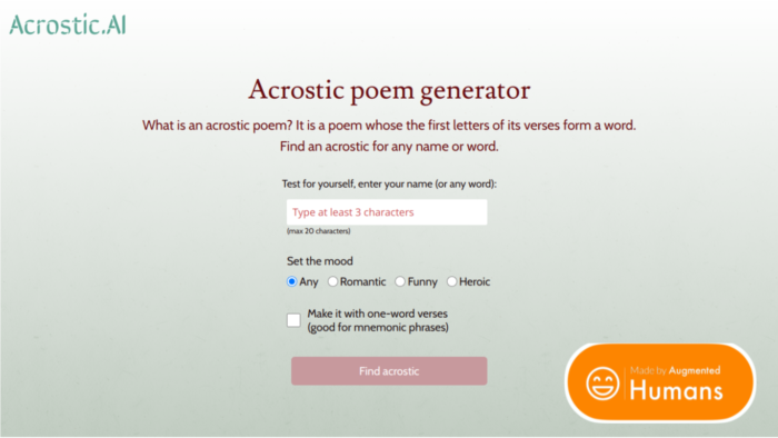 acrostic