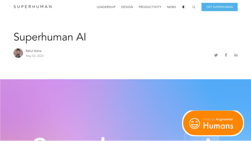 blog superhuman
