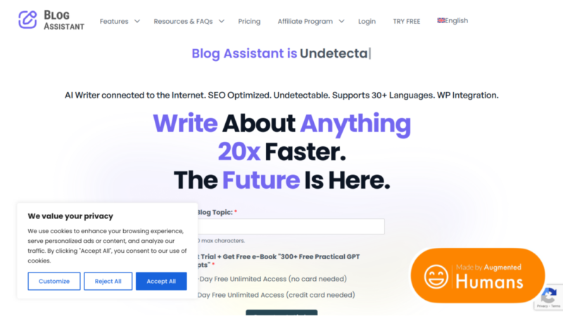 Asistente de escritura