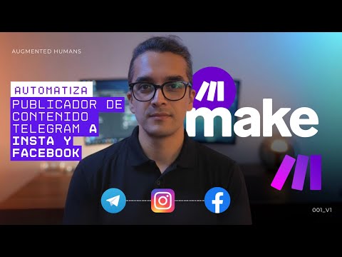 Publica en Instagram y Facebook desde Telegram en SEGUNDOS | Automatización con Make.com